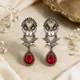 Silver & Crimson Red