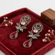 Silver & Ruby Red