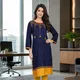 Yellow And Navy Blue