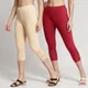 Beige And Red