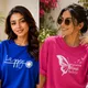 Blue And Rani Pink