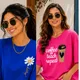 Blue And Rani Pink