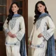 Ivory and Blue