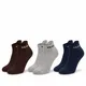 Brown + Light Grey + Navy Blue