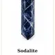 Deep blue with white veining