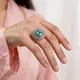 Silver And Teal