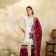 White And Maroon
