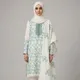 White And Teal Blue