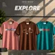 Pink Brown Teal Green