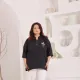 BlackEmbroideredMandarinCollarTop
