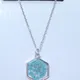 Silver with Blue