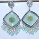 Aqua, White, Gold-tone