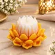 White  And Yellow-Orange