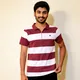White And Maroon