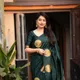 Bottle green __Aagam silk