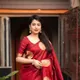 Deep red__Aagam silk