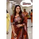 Maroon__INDIAN LINEN SAREE