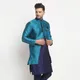 Navy Blue & Peacock Blue__Benstoke