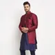 Navy Blue & Burgundy__Benstoke