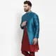 Maroon & Peacock Blue__Benstoke