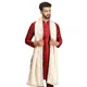 Maroon with Off-White Stole__ETHLUXIS