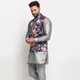 Grey & Navy Blue__Benstoke