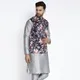 Grey & Navy Blue__Benstoke