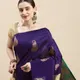 Purple(Black)__Royal Rajgharana Sarees