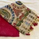Maroon__INDIAN LINEN SAREE