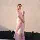 Baby Pink__INDIAN LINEN SAREE