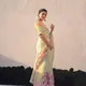 Pista__INDIAN LINEN SAREE