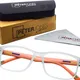 Transparent & Orange__PETER JONES EYEWEAR