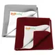 Grey + Maroon__OYO BABY