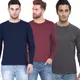 Navy Blue-Maroon-Charcoal Melange__RSO OUTFITS 