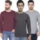 Maroon-Charcoal Melange-Grey Melange__RSO OUTFITS 