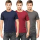 Pack Of 3 Navy Blue-Maroon-Charcoal Melange__RSO OUTFITS 