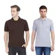 Coffee Brown And Grey Melange__RSO OUTFITS