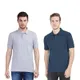 Grey Melange , Petrol Blue__RSO OUTFITS