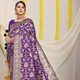 Purple(Black)__Royal Rajgharana Sarees