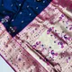 N.BLUE__Royal Rajgharana Sarees