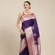 PURPLE__Royal Rajgharana Sarees