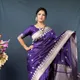 PURPLE__Royal Rajgharana Sarees