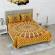 Yellow__Jaipuri bedsheet