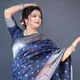 N BLUE__Royal Rajgharana Sarees