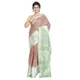 Chamoisee Brown & Olivine Green__OmenSilks