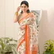 Tri-Color__INDIAN LINEN SAREE