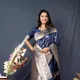 N BLUE__Royal Rajgharana Sarees