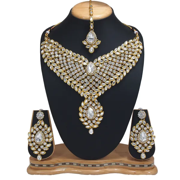 Lucentarts Jewellery KUNDAN CHOKER 