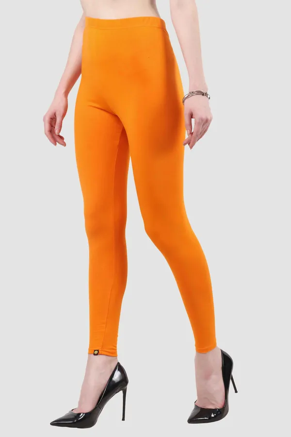 Women_Orange_Casual_Solid_Skinny_Fit_Ankle_Length_Leggings__POPWINGS