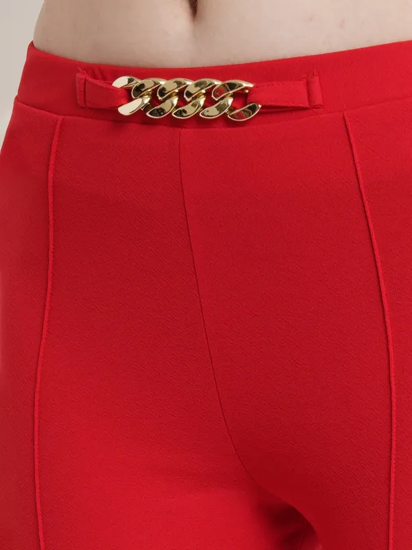 Regular_Fit_Red_Solid_Midrise_Women_Trouser__POPWINGS